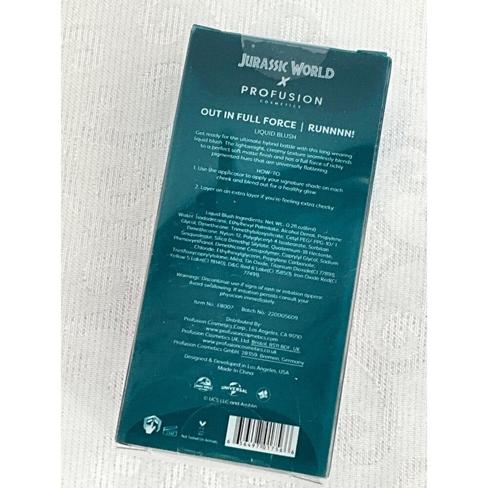 Jurassic World X Profusion Liquid Blush, Glitter Gel & Hyaluronic Setting Mist - Picture 5 of 6